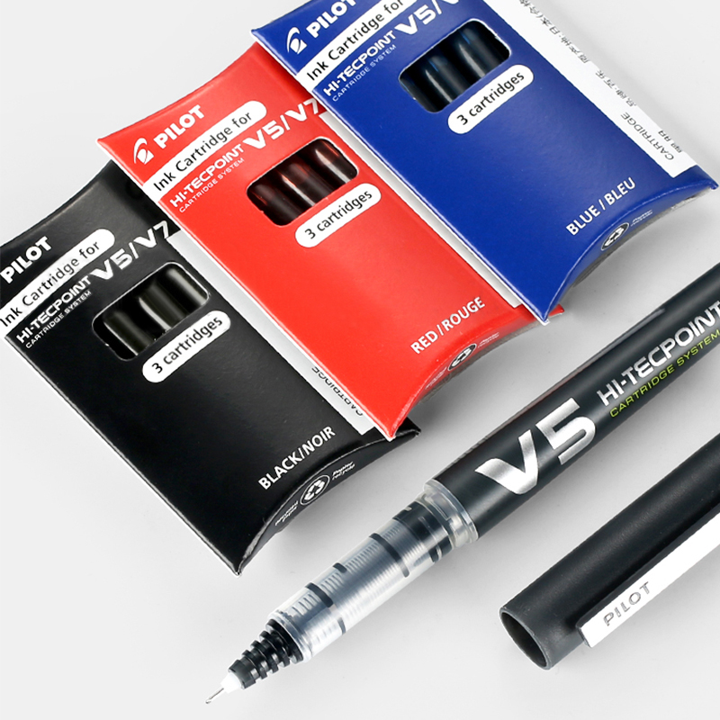 パイロットIC-50使い捨てインクカートリッジ、万年筆、書道 - Pilot Pen V5 のレビューと価格