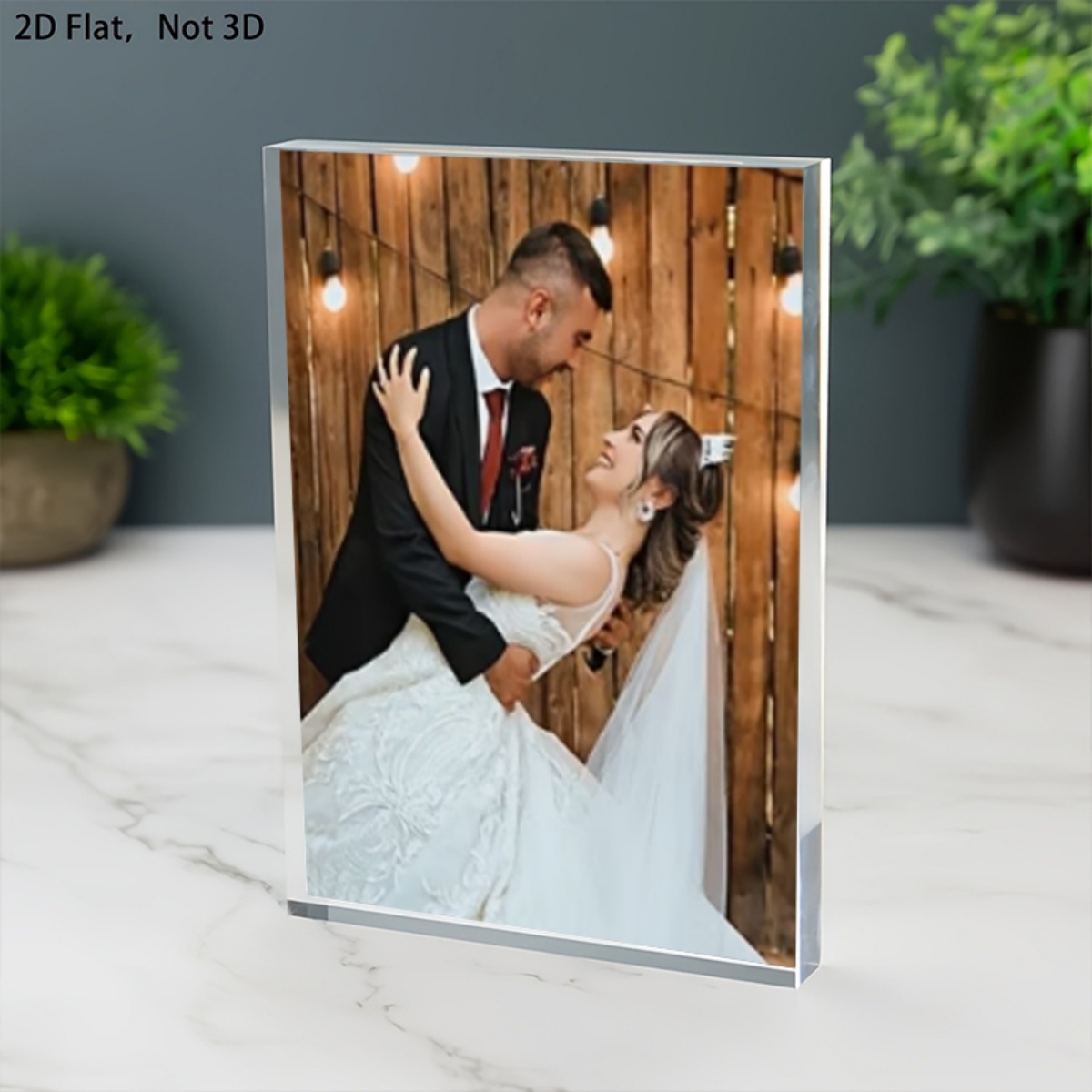 パーソナライズされた2Dフラットアクリル写真記念品 — 独占 - Photo Acrylic Block のレビューと価格